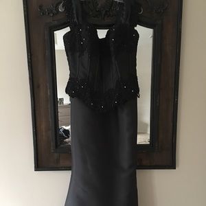Semi-custom black gown (worn 1x)